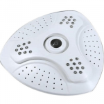 AHD 3 IN 1 CCTV Fisheye 360 Degree Camera 2MP Resolution White Colour