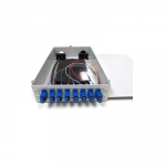 8 Port Fiber Optic SC Patch Panel Wall Mount Fiber Enclosure