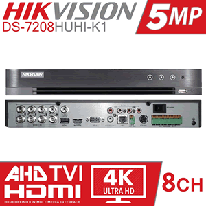 Hikvision DS-7208HUHI-K1 5MP Hybrid 8Ch Turbo DVR