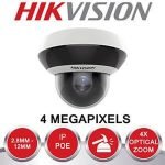 HIKVISION 4MP IR NETWORK INDOOR/OUTDOOR PTZ CAMERA WITH AUDIO